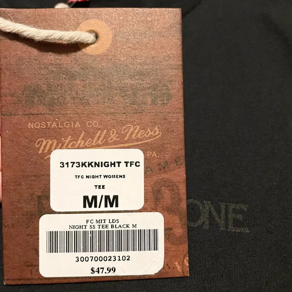 Mitchell and Ness TFC Night Womens Tee Size Medium Tshirt - Picture 4 of 16